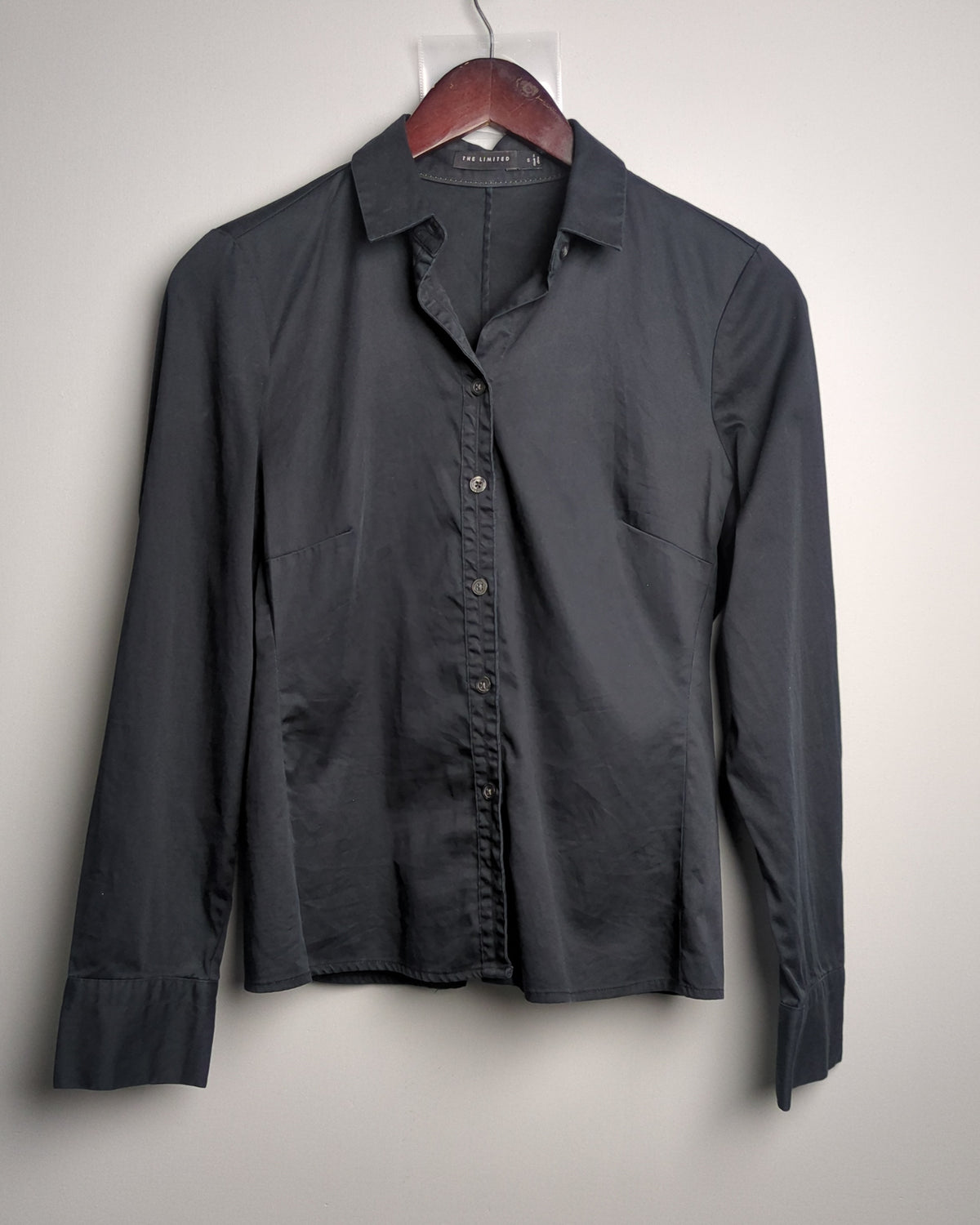 The Limited Black Button Shirt