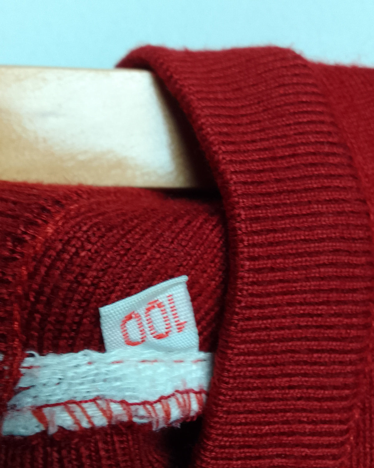 Wine V-Neck Sweater
