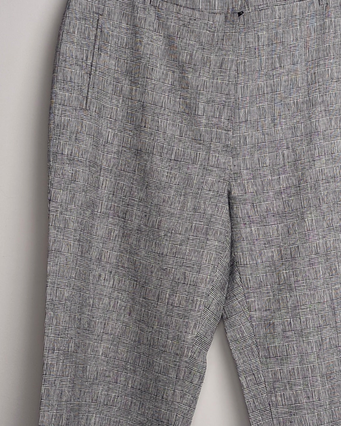 Marks & Spencer Gray Checked Trousers
