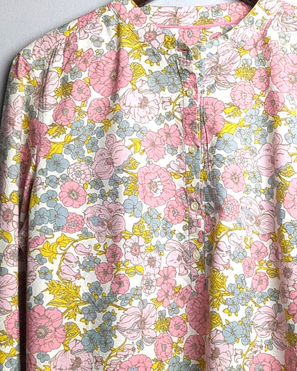 Talbots Pink Floral Blouse