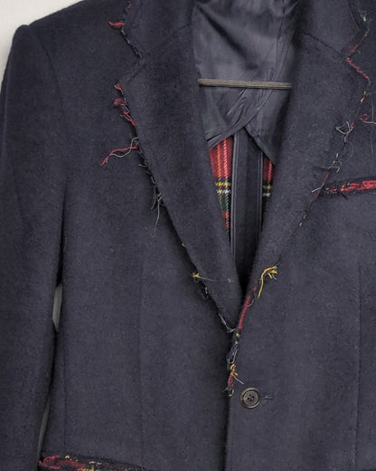 D.Gnak Blue Woolen Blazer