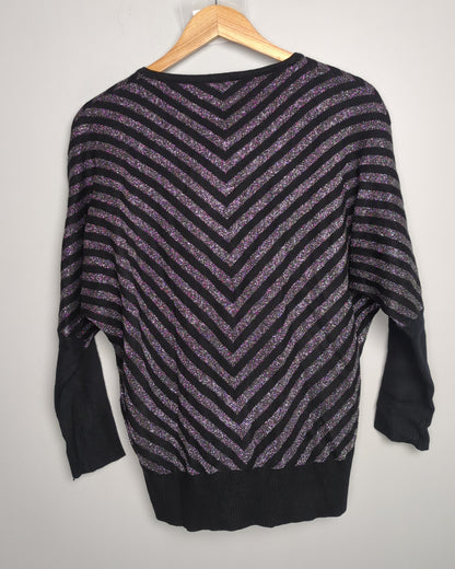 Black Chevron Sweater