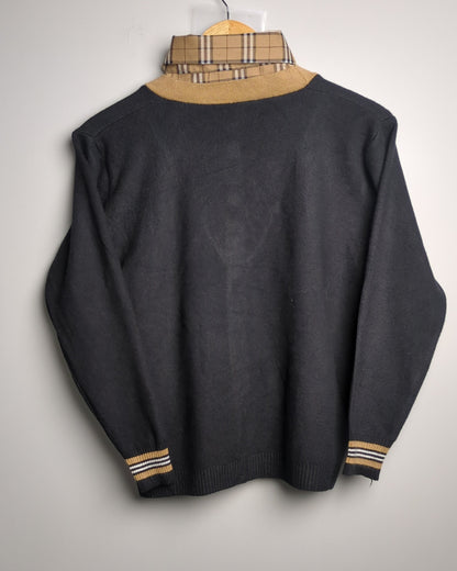 Black Knitted Cardigan