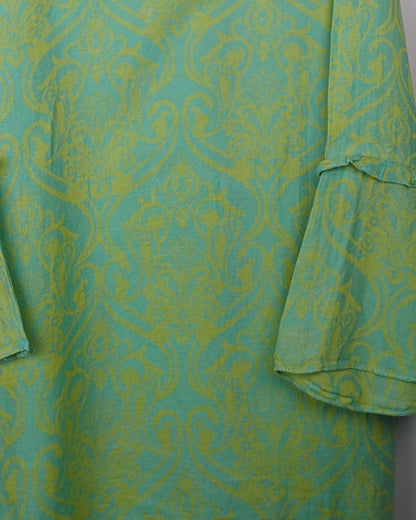 Limelight Green Printed Kurta