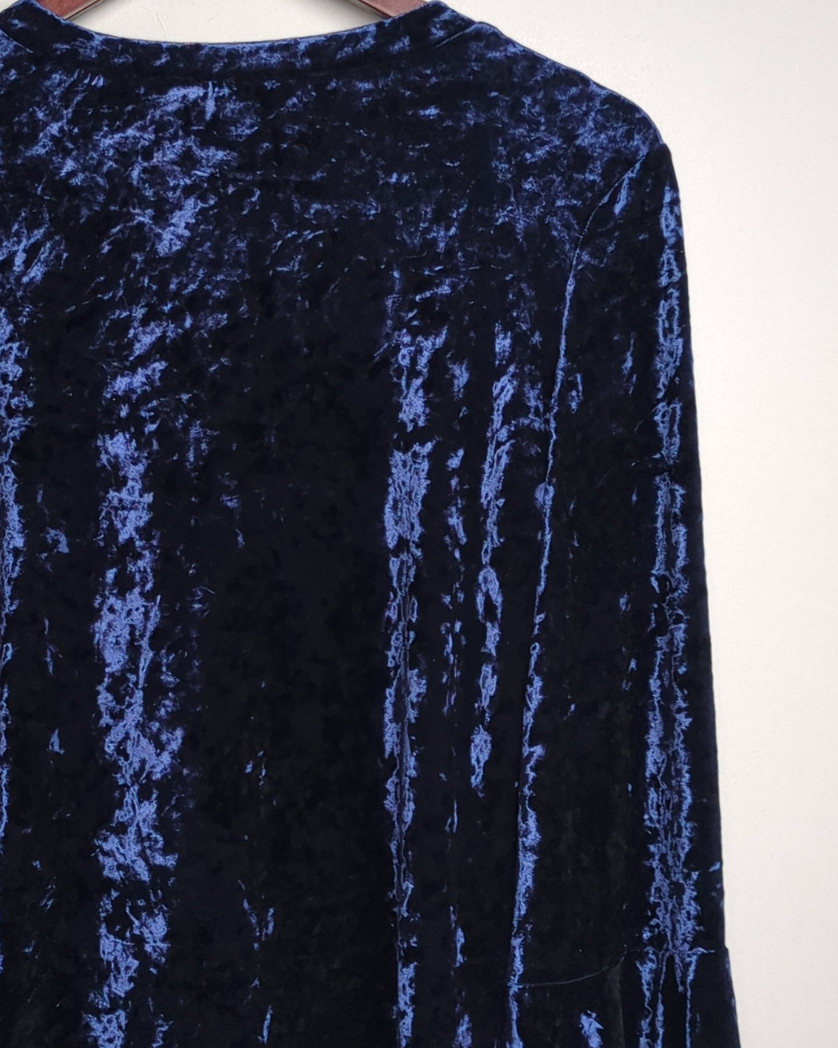 Blue Velvet Top
