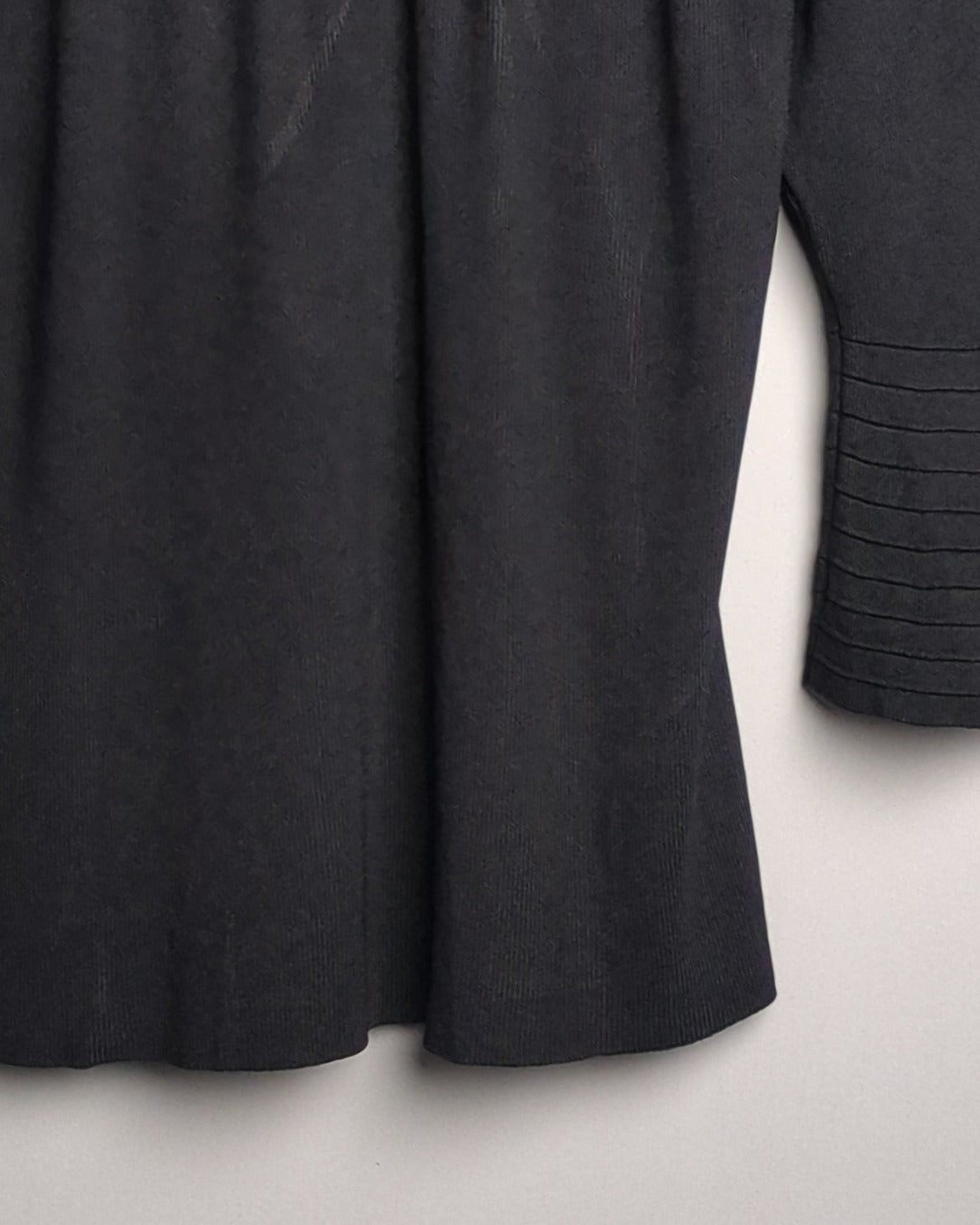 Black Ribbed Top