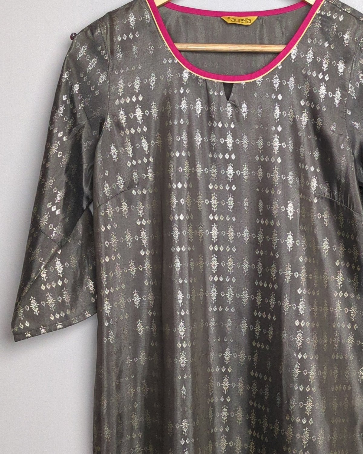 Aurelia Gray Printed Kurta