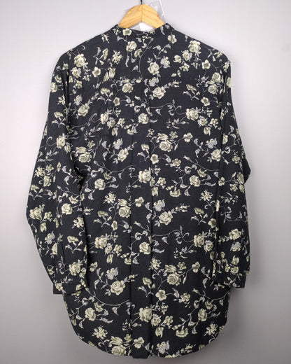 Black Button-Down Shirt