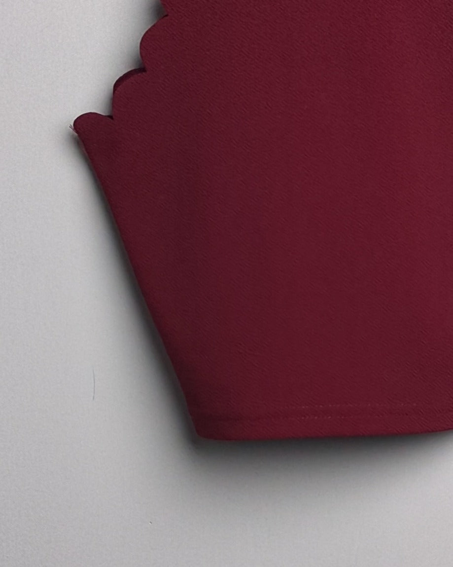 Shein Wine Halter Top
