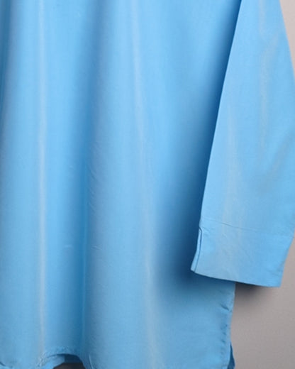 Liz Claiborne Blue Button Shirt