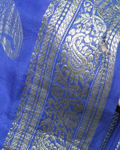 Blue Traditional Saree