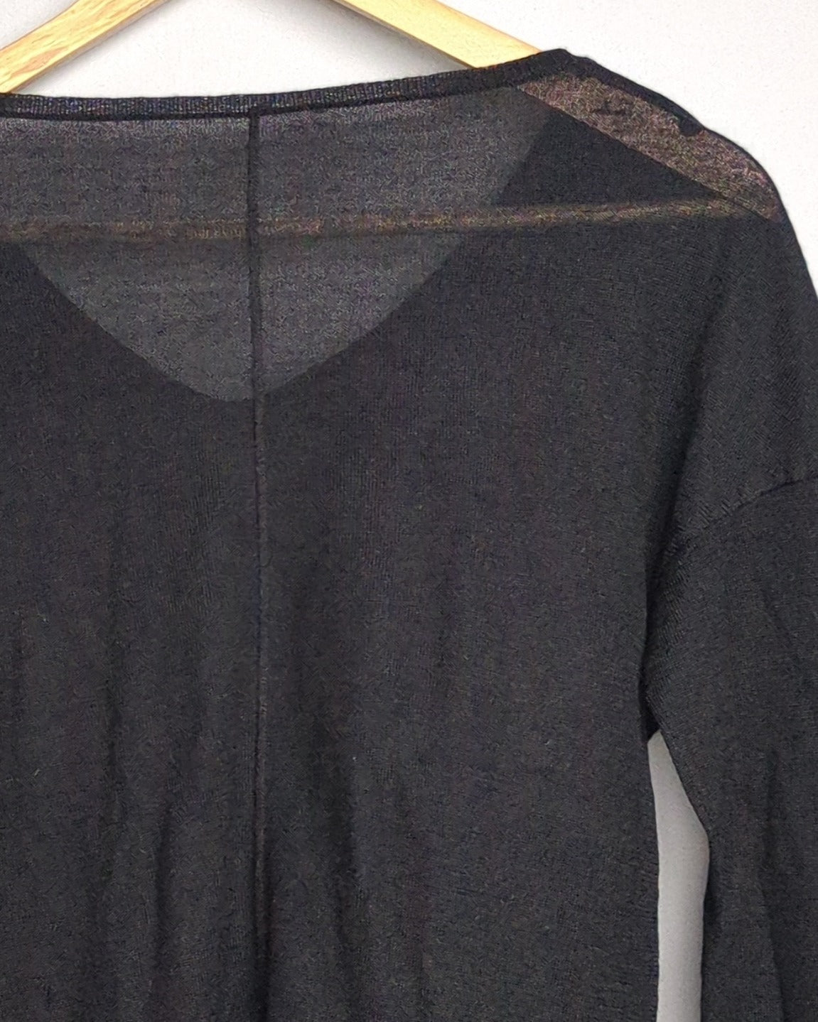 Black Cowl Sweater