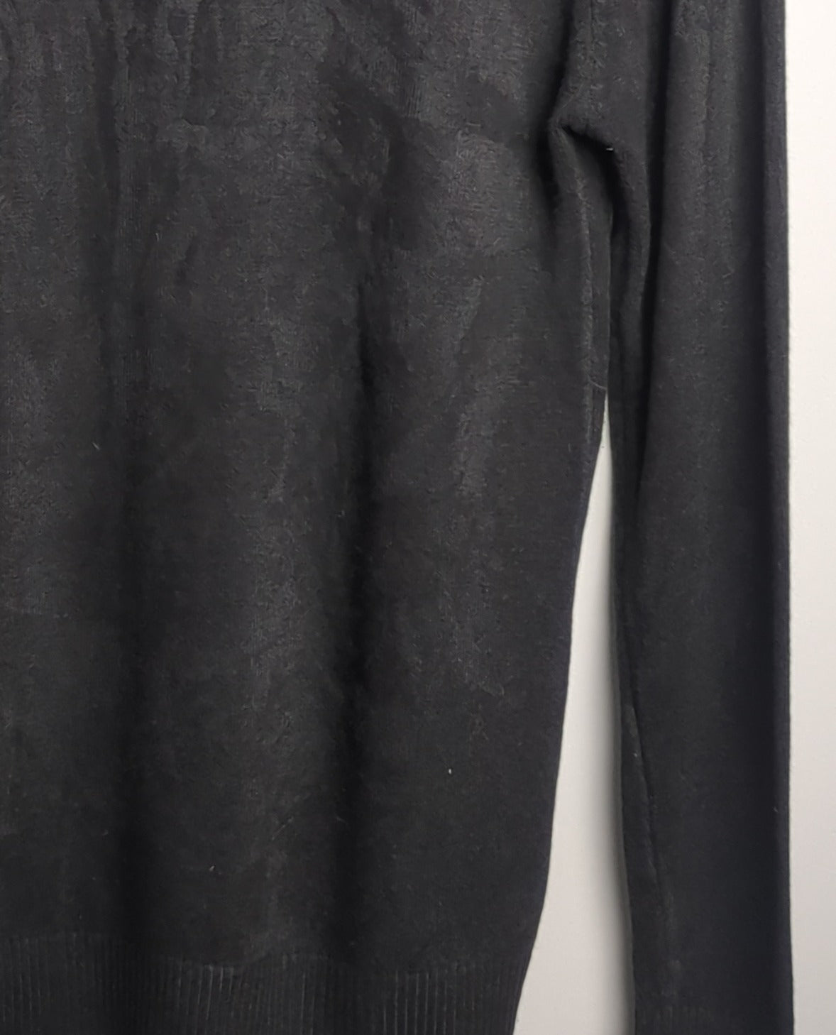 Black V-Neck Sweater