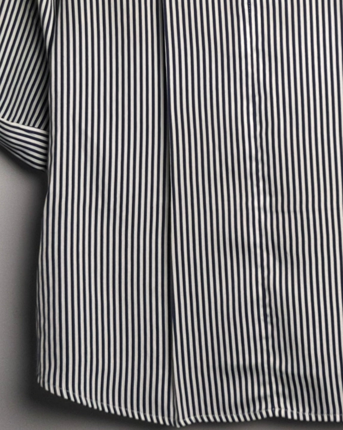 Vanheusein Blue Striped Blouse