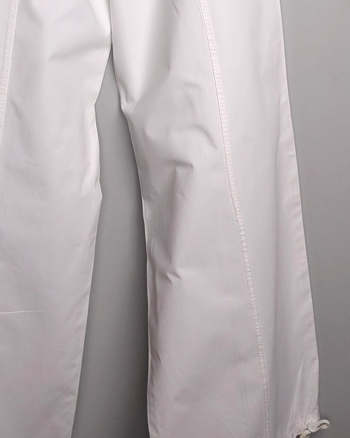 Zara White Casual Trousers