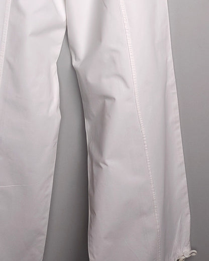 Zara White Casual Trousers