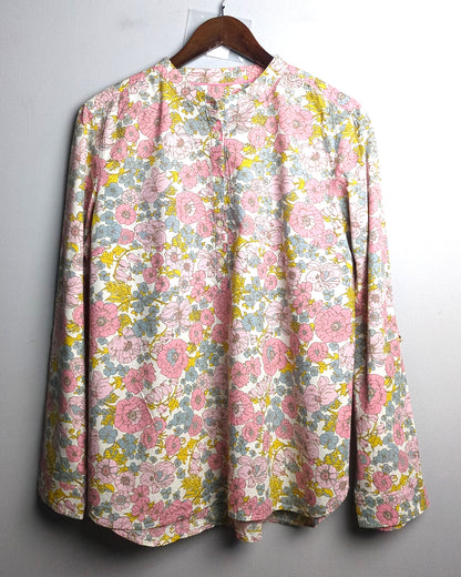 Talbots Pink Floral Blouse