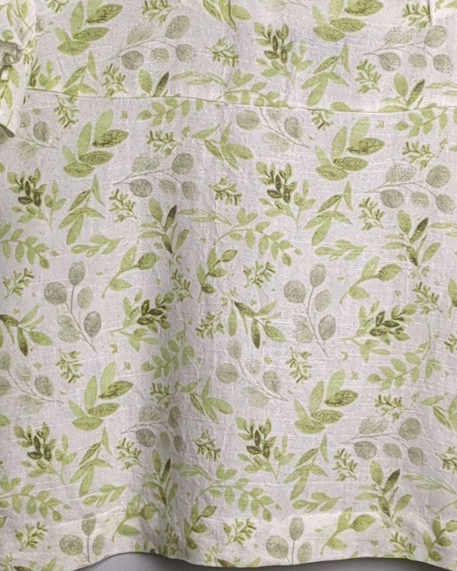 Fratini Green Floral Top