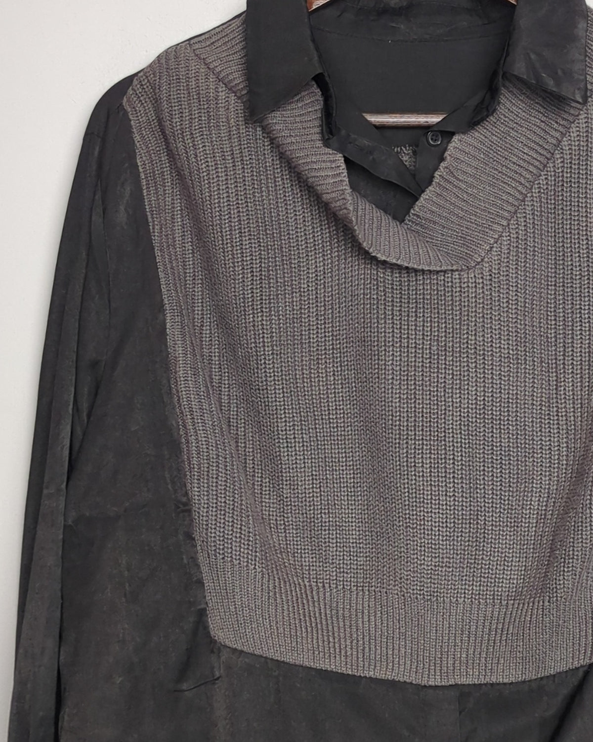 Grey Knit Shirt