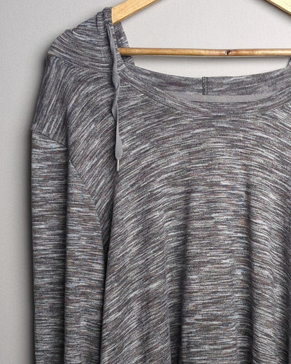 Gray Hooded Sweater
