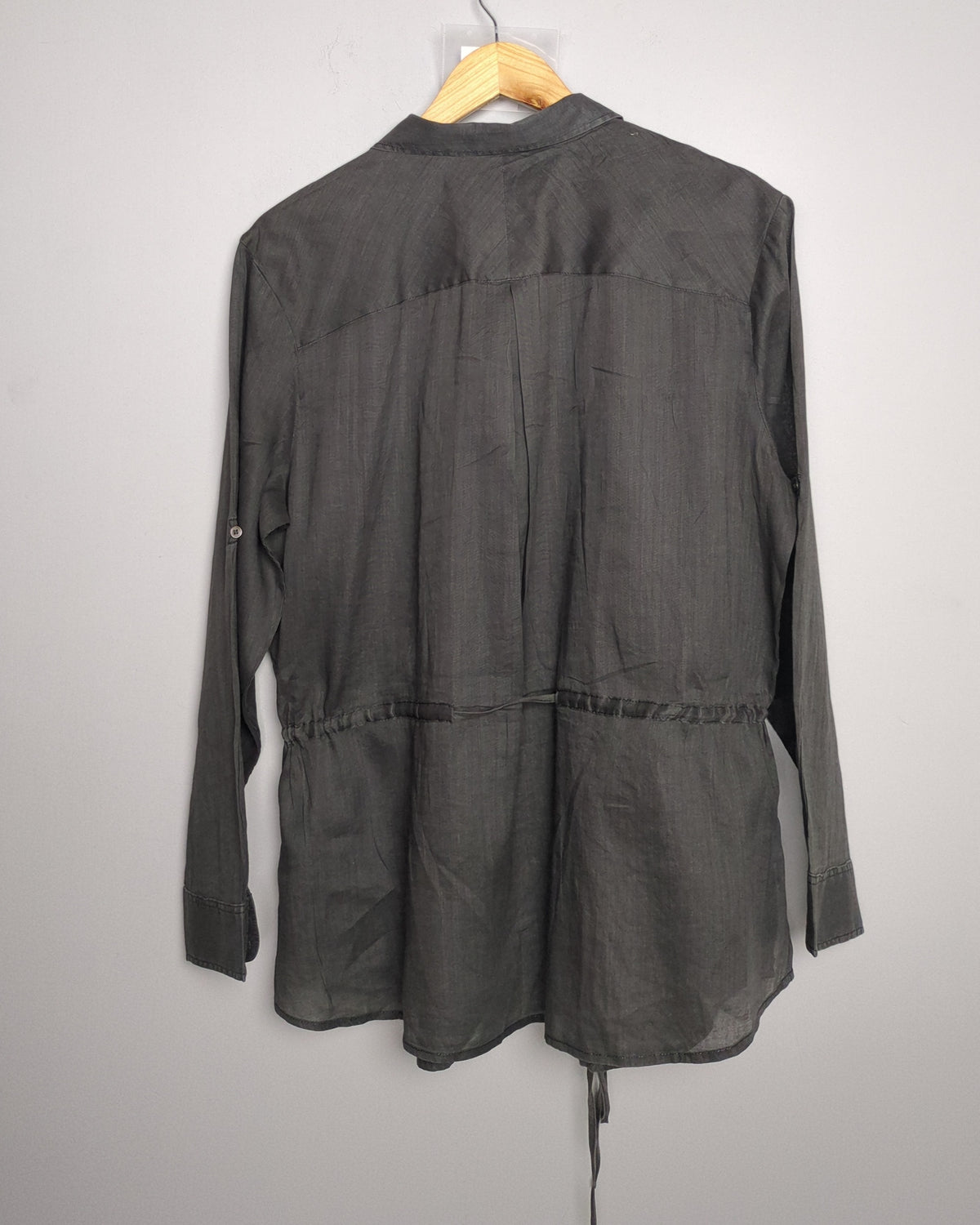 Gray Buttoned Tunic