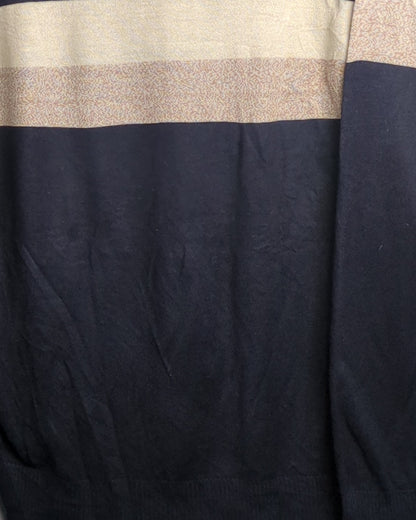 Auevtini Blue Striped Sweater