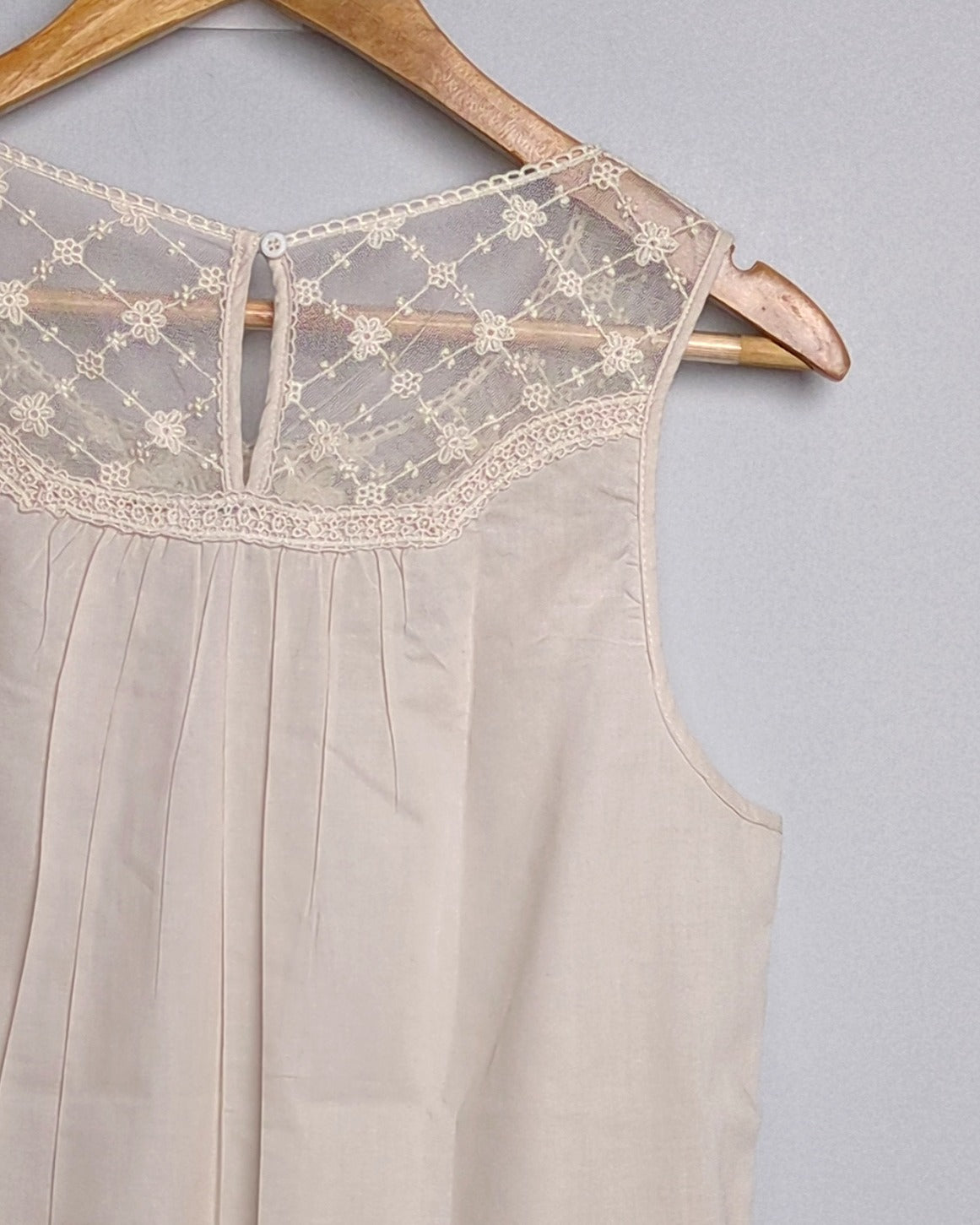 Promod Cream Cotton Top