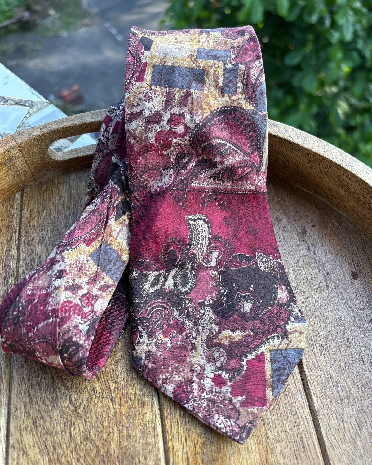 La Mod Wine Neck Tie