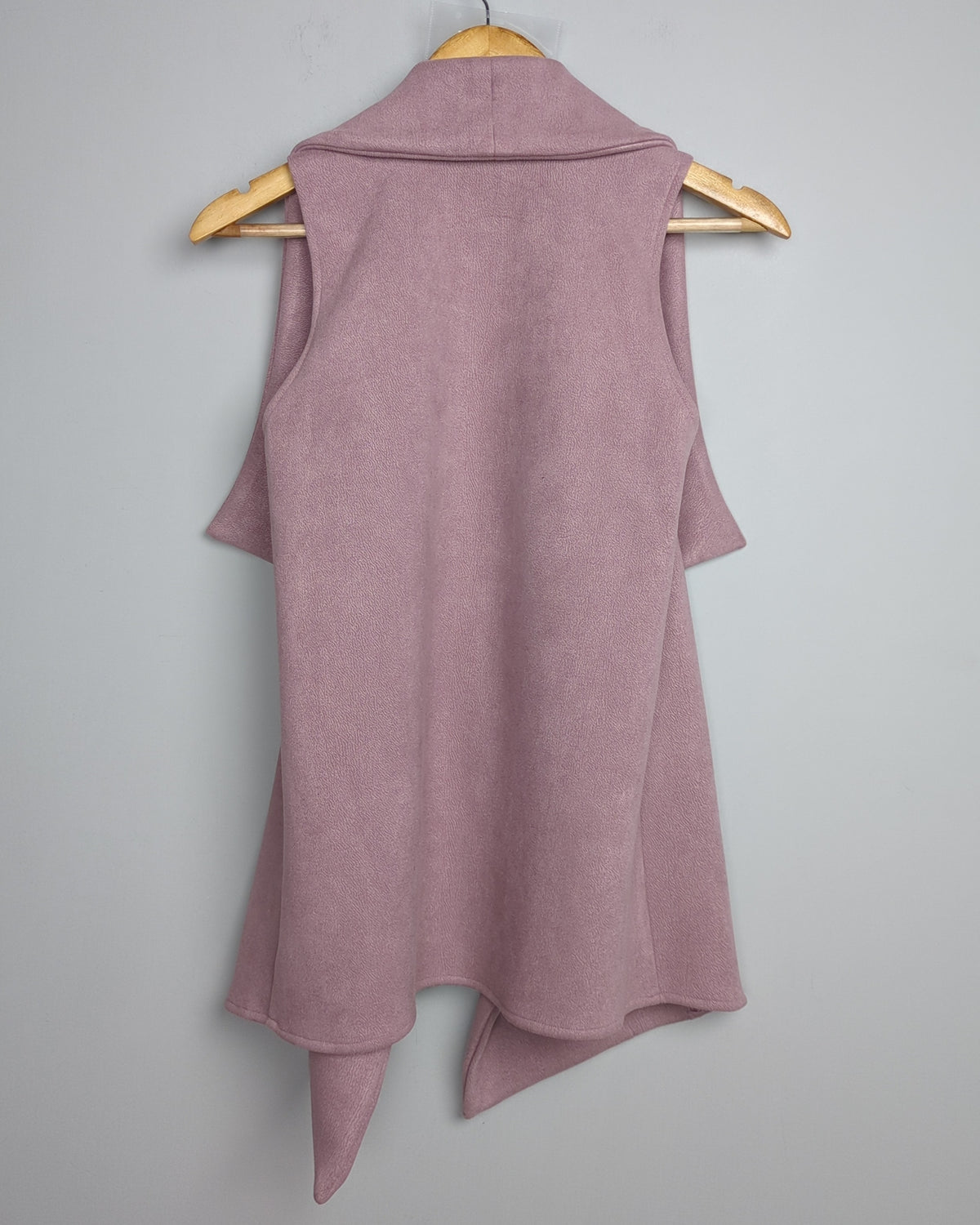 Zip [It] Up Wine Sleeveless Shrug