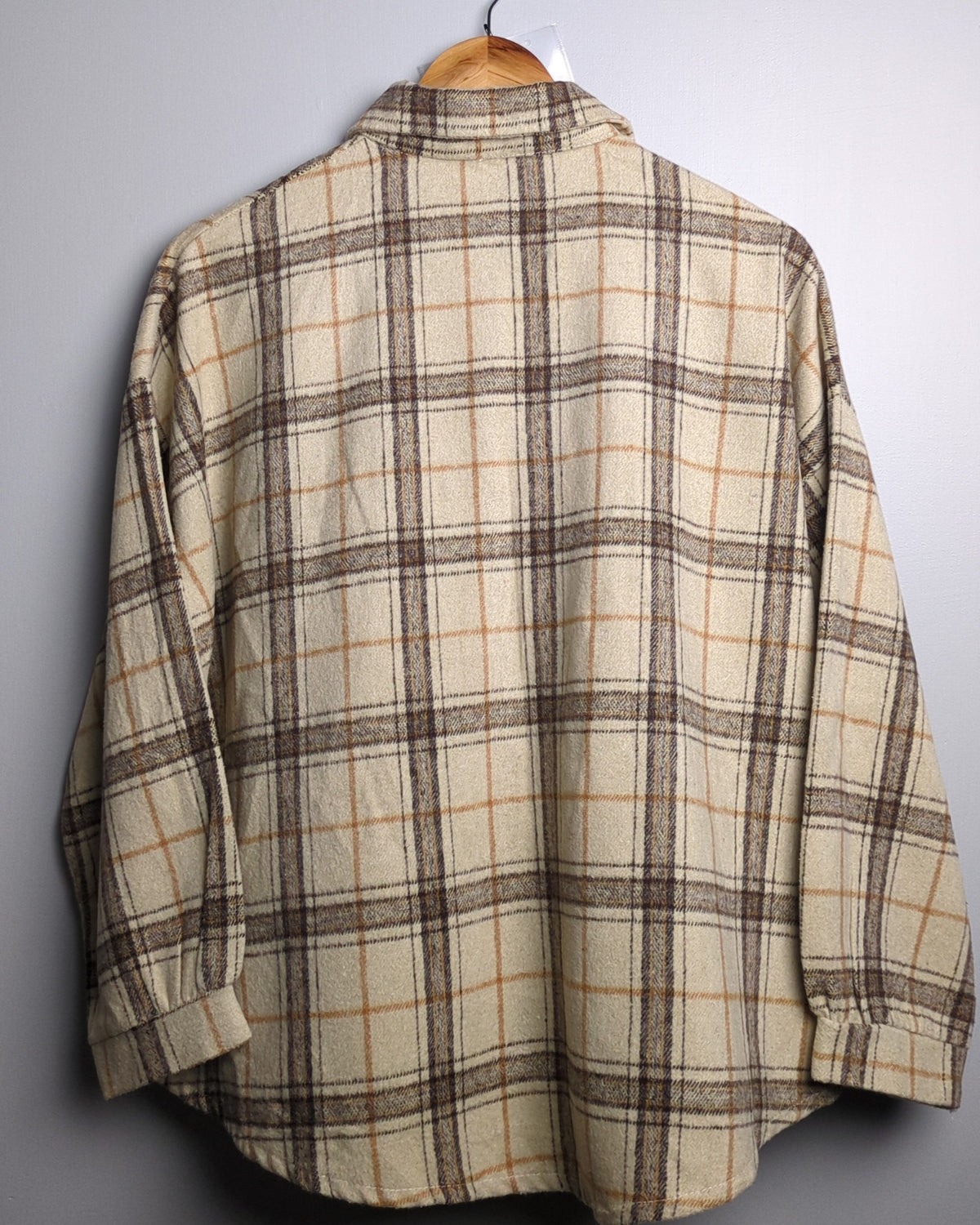 Beige Flannel Shirt