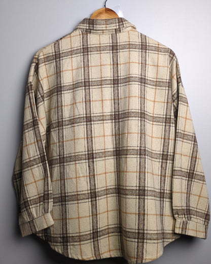 Beige Flannel Shirt