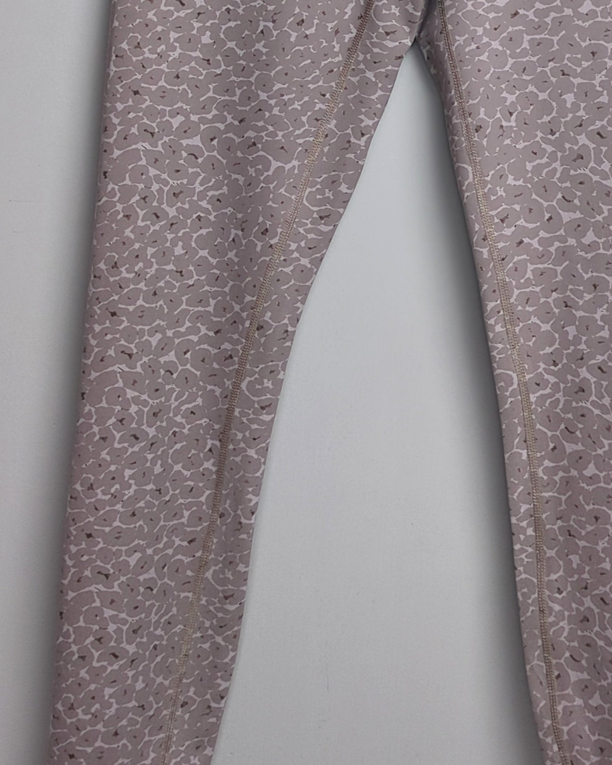 Grey Varley Recycled Polyester Elastane Printed Leggings