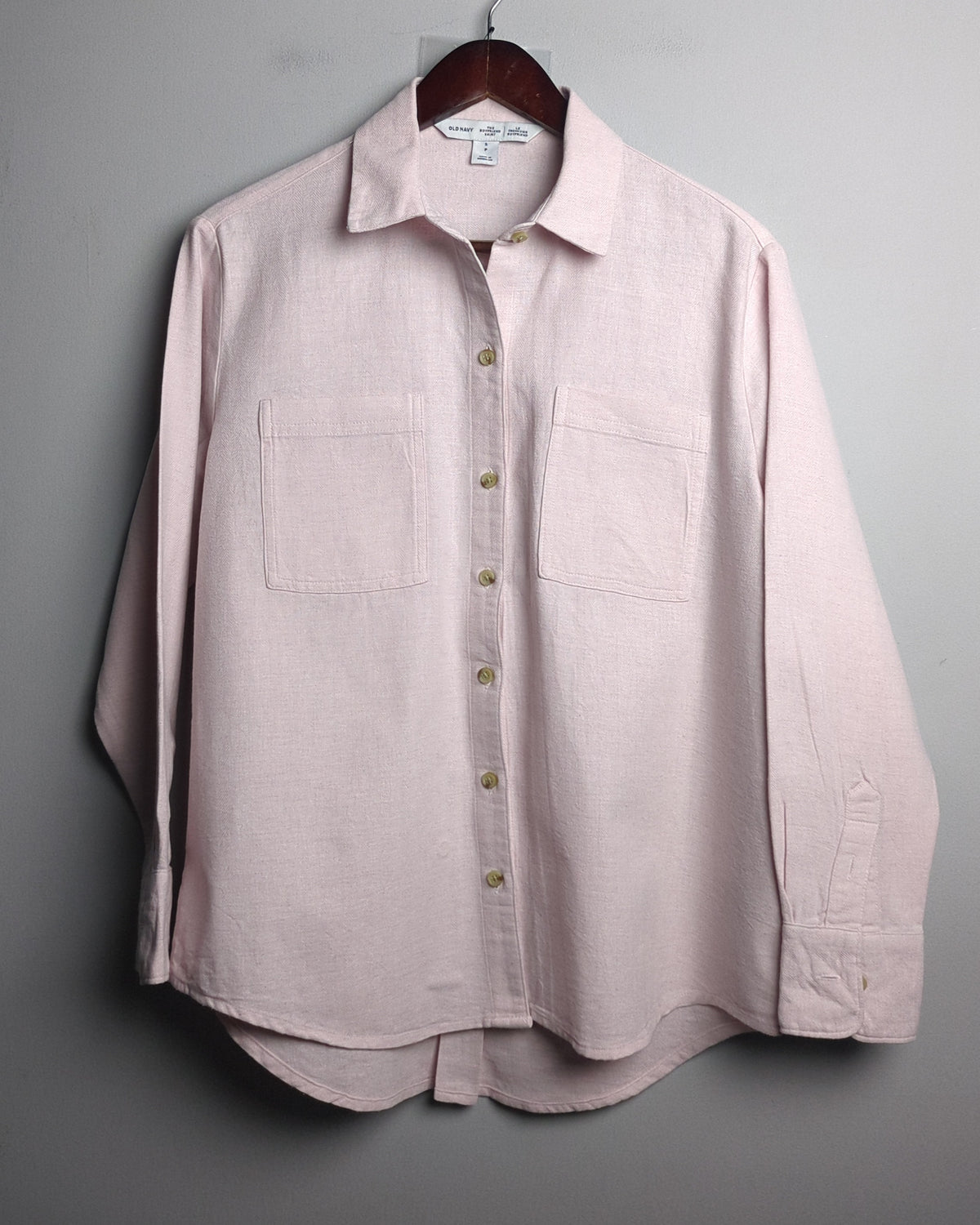 Old Navy Pink Button-Down Shirt