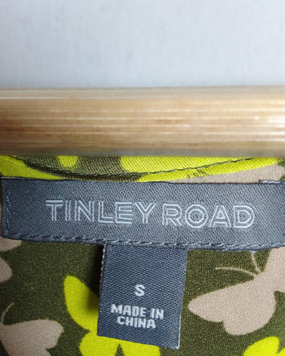 Tinley Road Green Butterfly Top