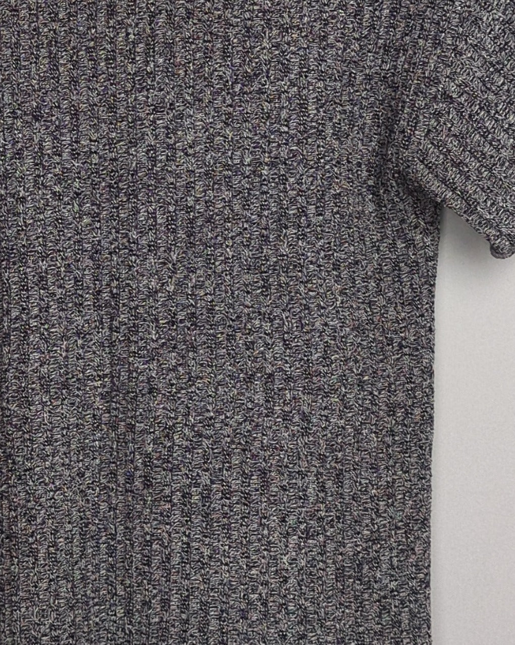Shein Gray Ribbed Top