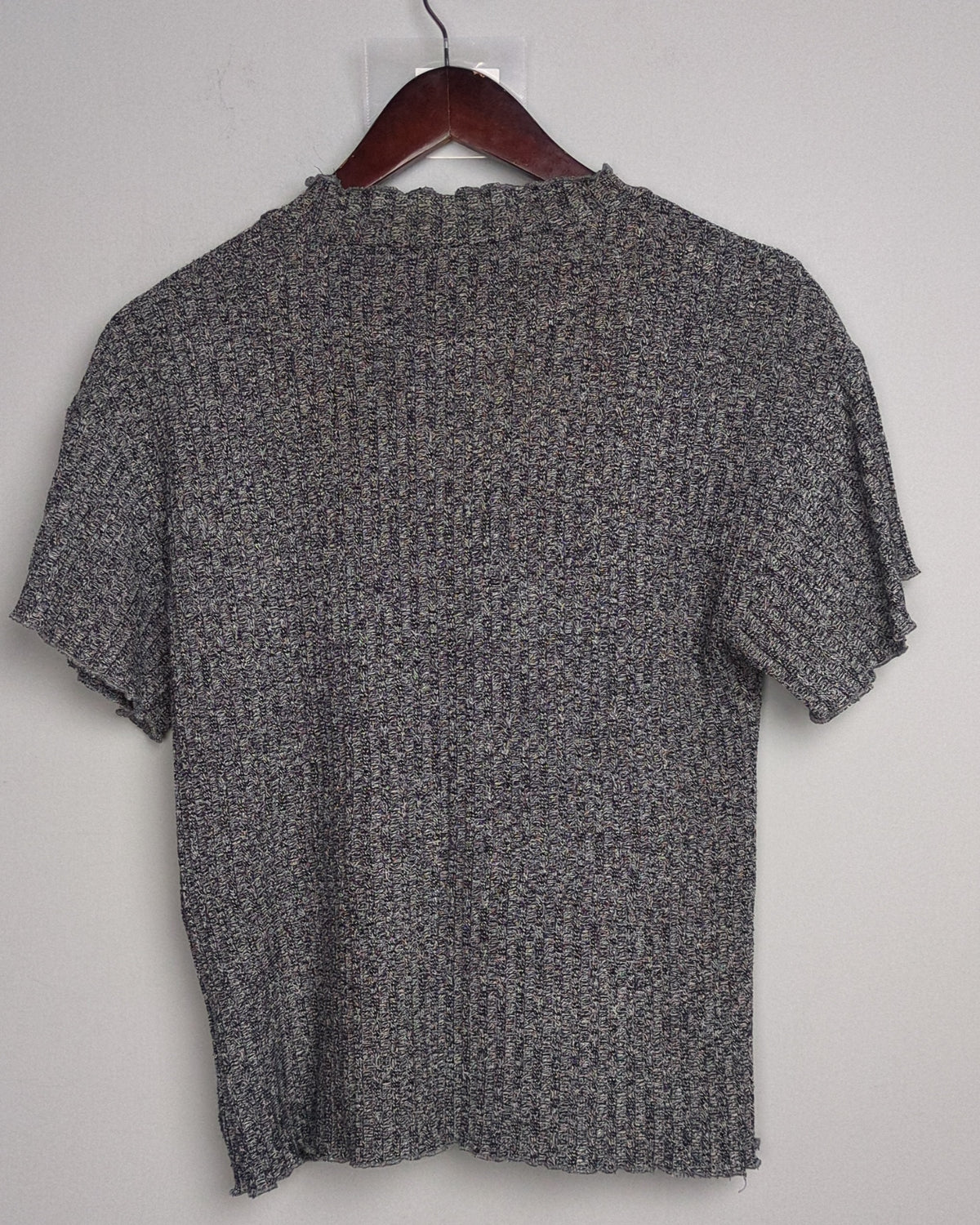Shein Gray Ribbed Top