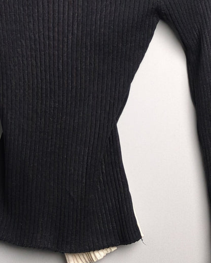 Black Wrap Top