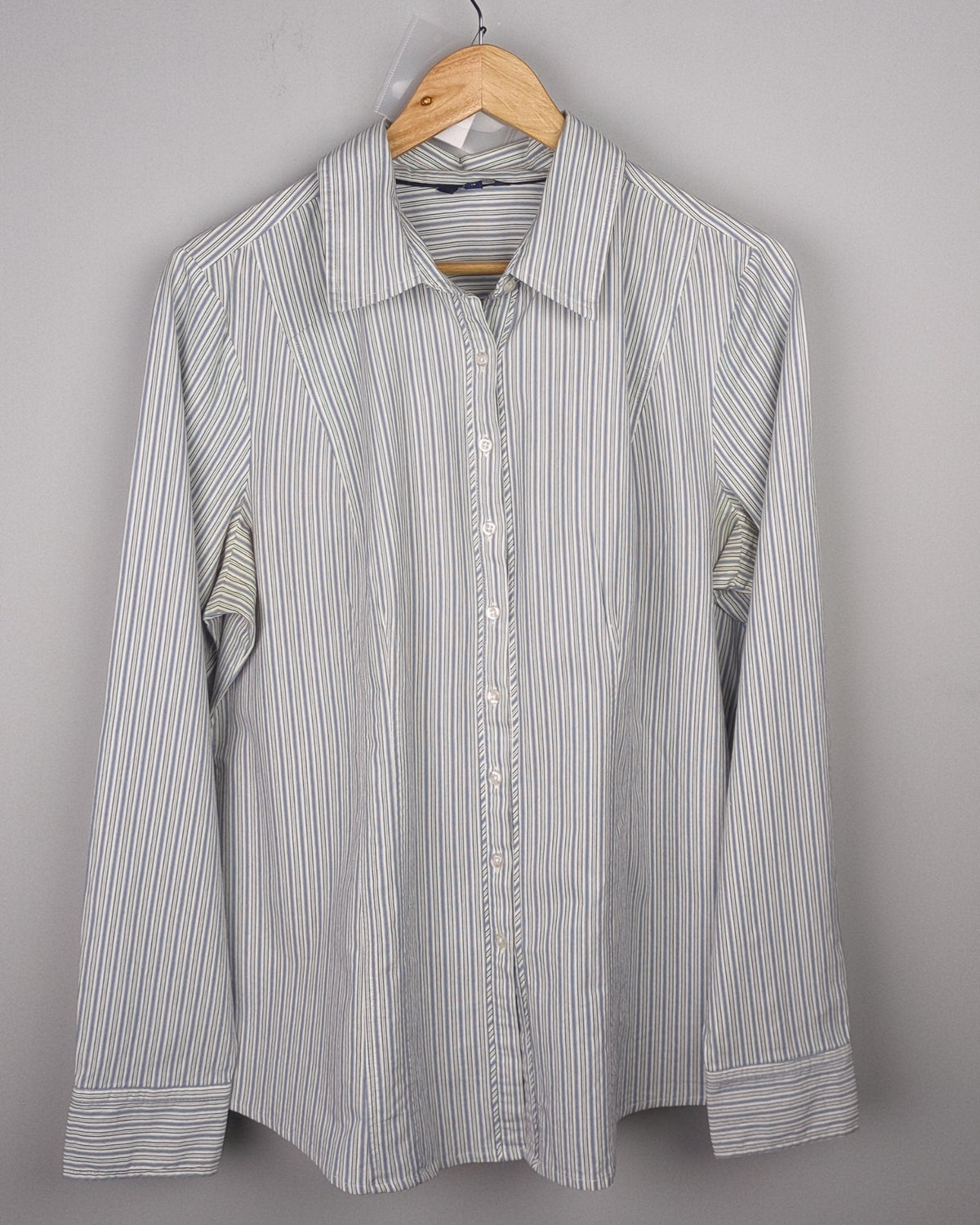 Reitmans Blue Striped Shirt