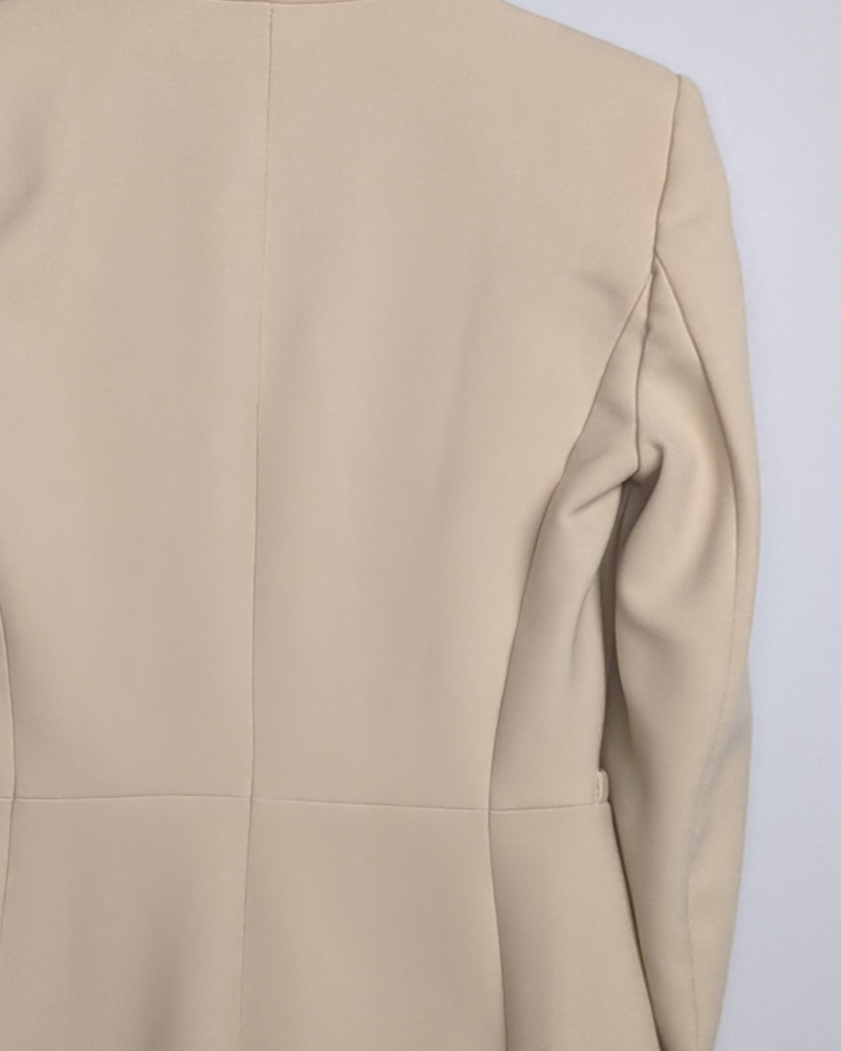 Zara Beige Longline Blazer