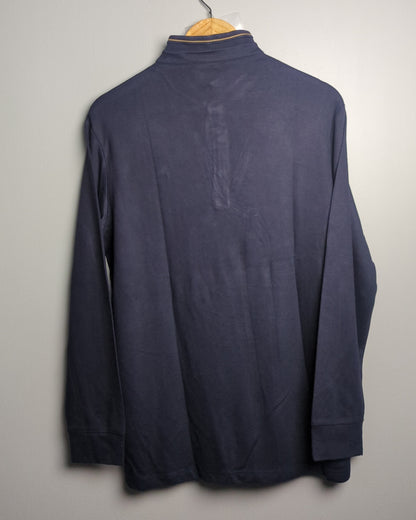 Polo Cart Blue Henley Shirt