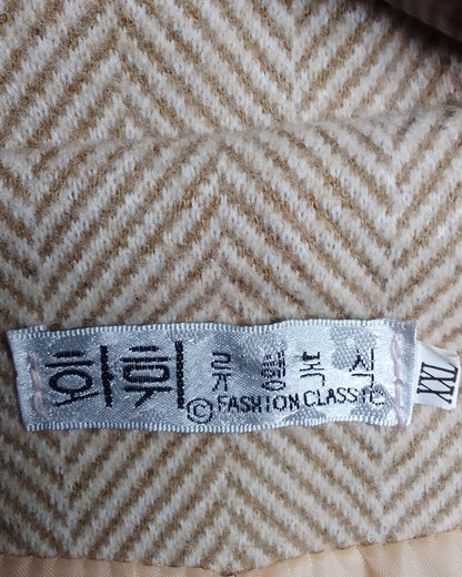 Fashion Classic Beige Double-Breasted Coat
