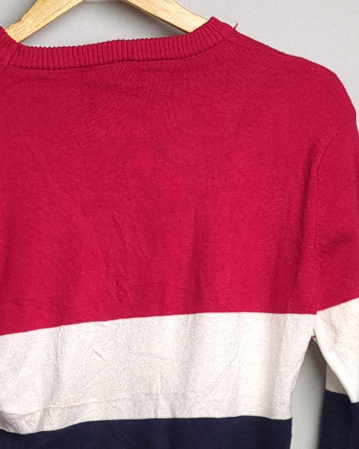 Wine Striped Sweater