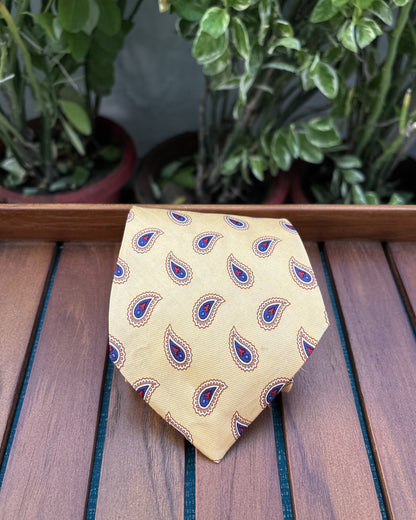 Chaps Ralph Lauren Beige Paisley Tie