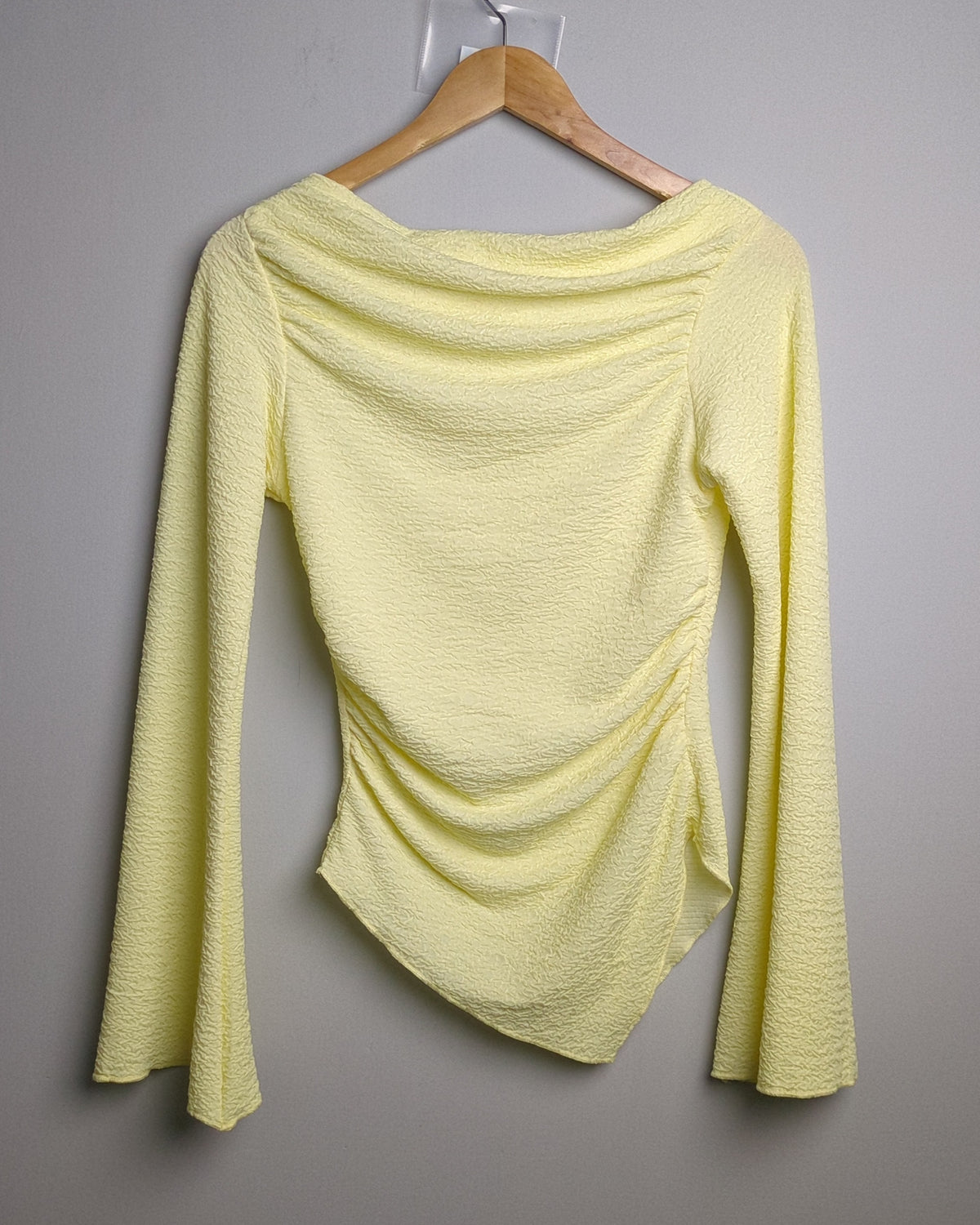Littlebox Beige Ruched Top