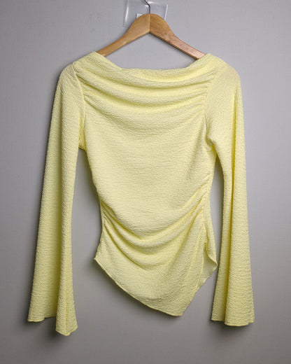 Littlebox Beige Ruched Top