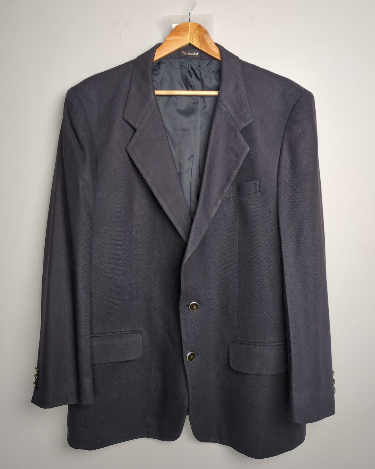 Piebald Black Blazer Jacket