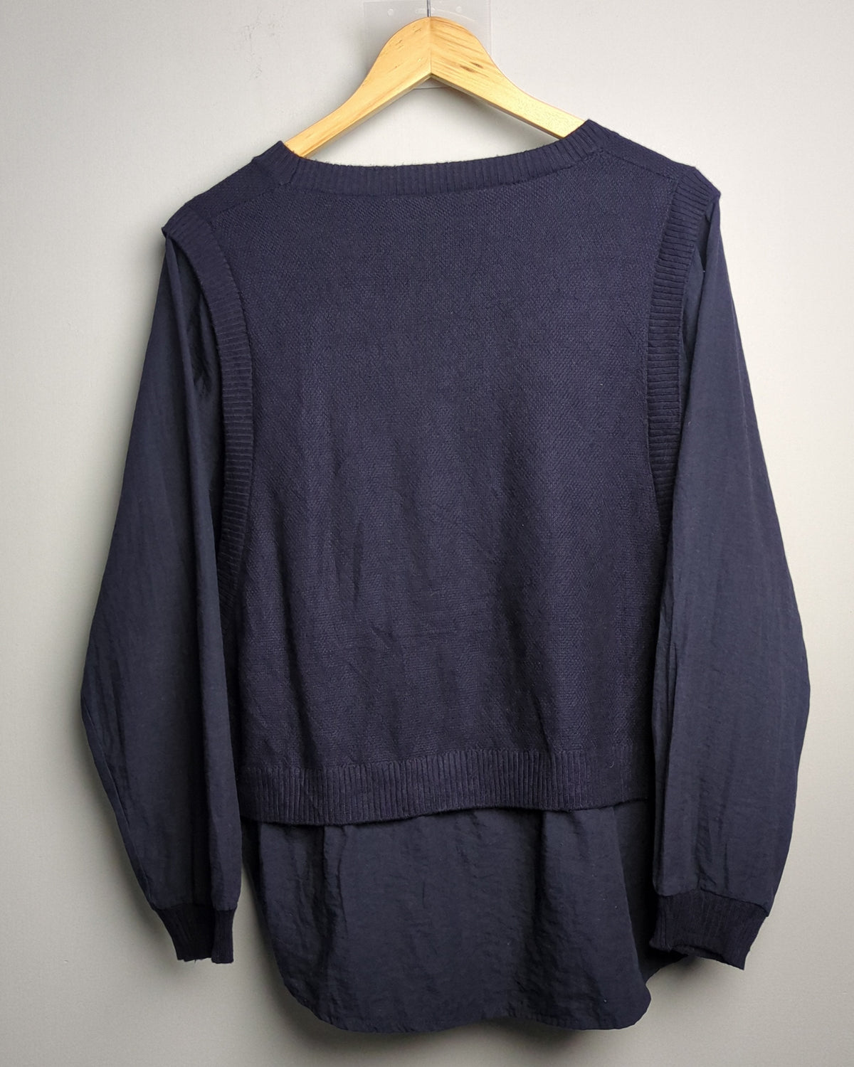Blue Layered Sweater