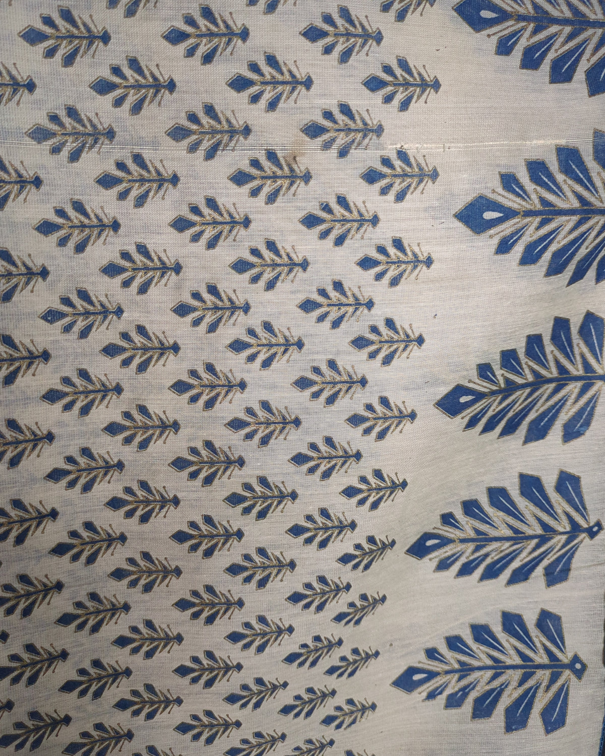 Beige Printed Saree