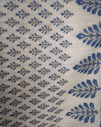 Beige Printed Saree