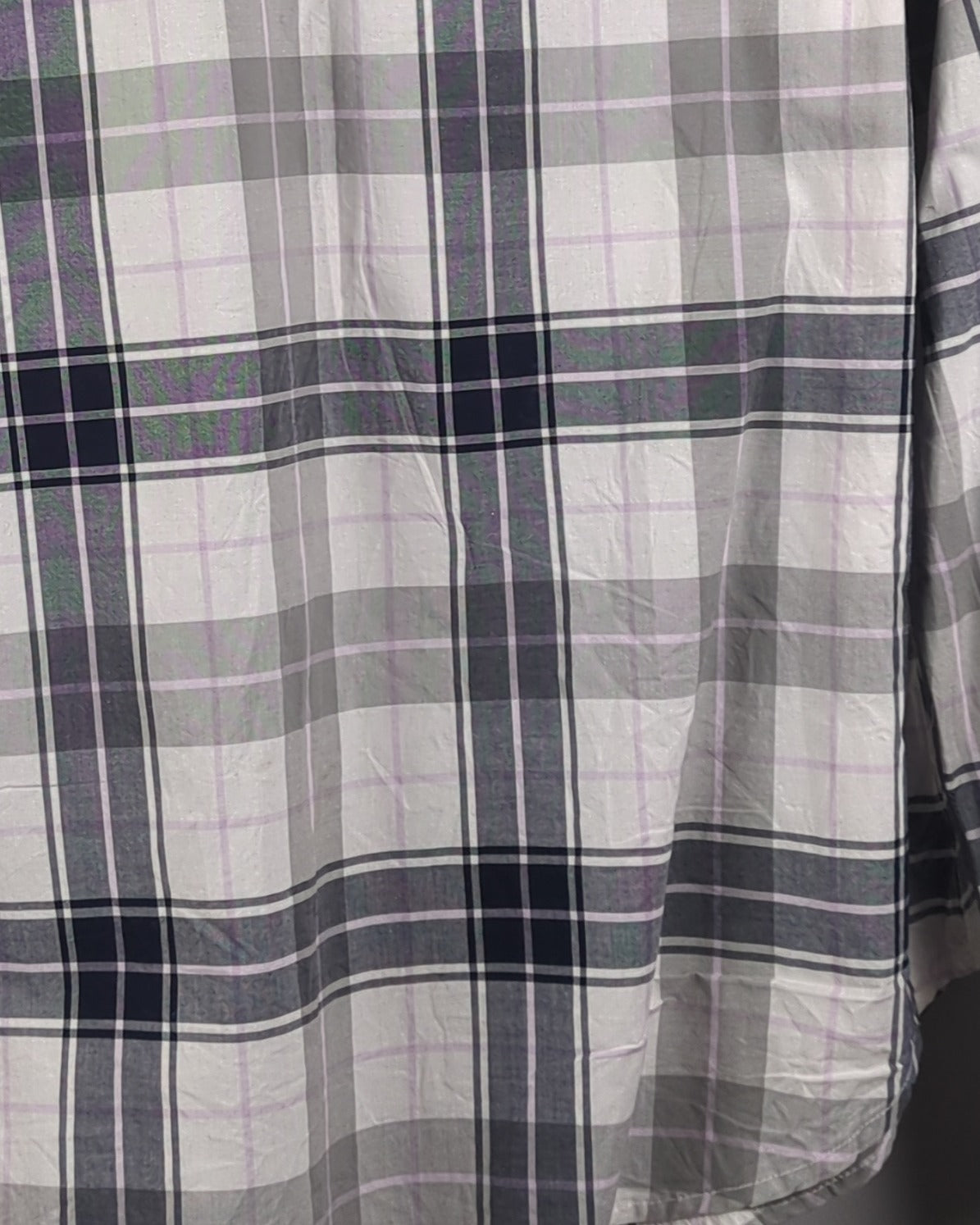 Gray Plaid Shirt